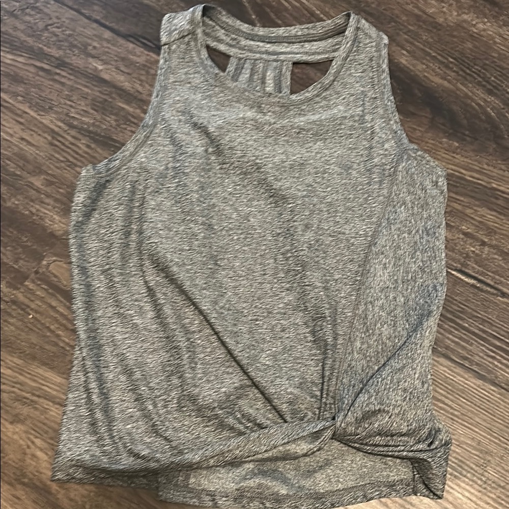 Gray Sleeveless Women's Top